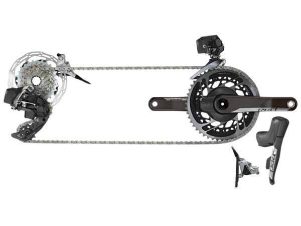 SRAM Red eTap AXS Schaltgruppe mit Powermeter